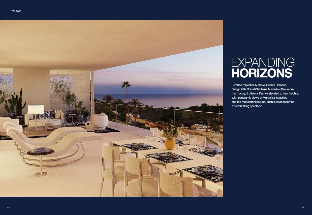 D&G majolika-pool ovanifrån